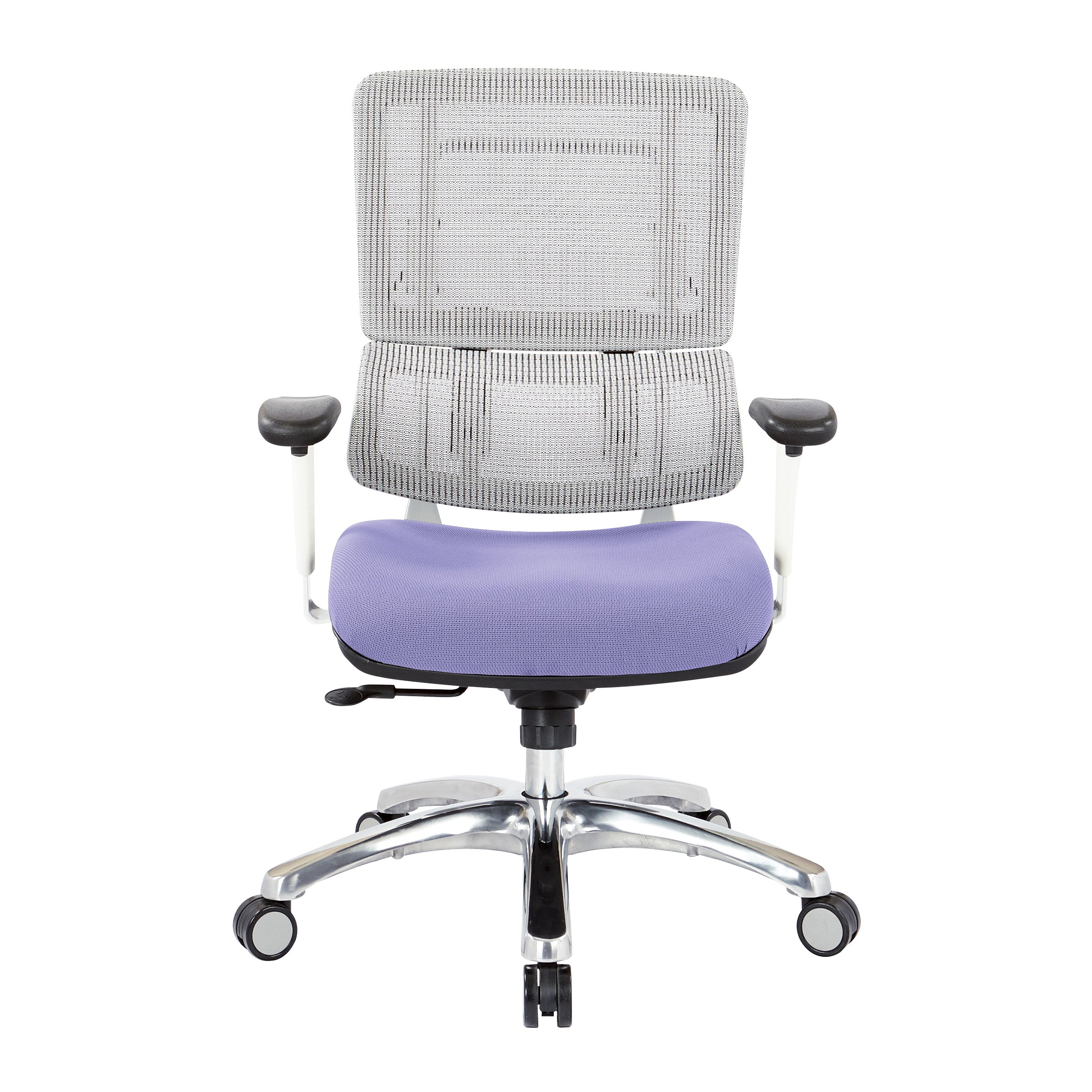 White Vertical Mesh Chair